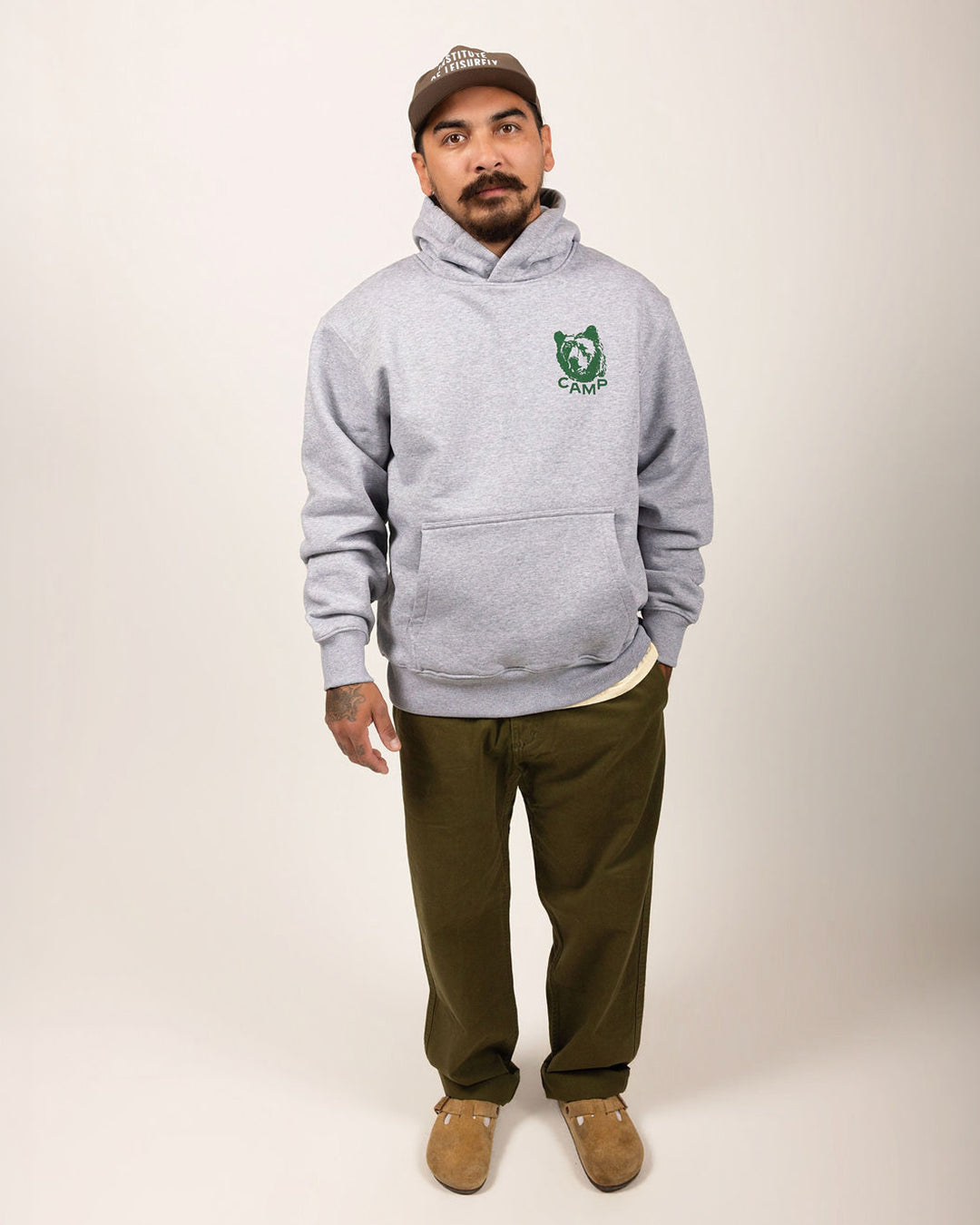 Respect Vintage Hoodie - Heather Grey