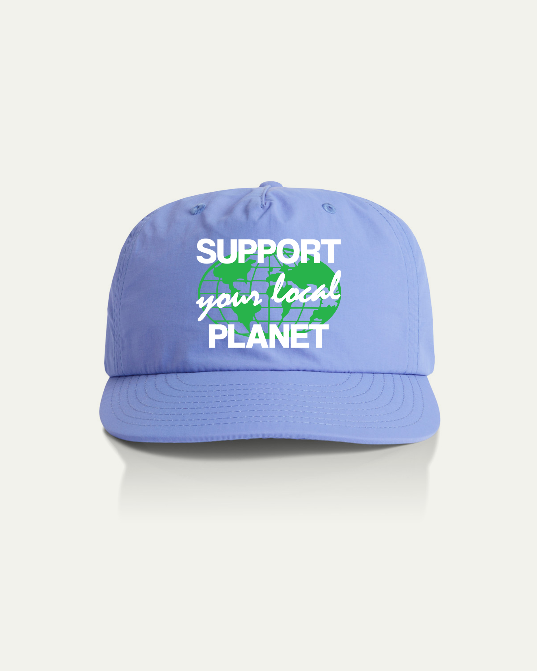 Support Local Nylon Camp Hat - Lapis