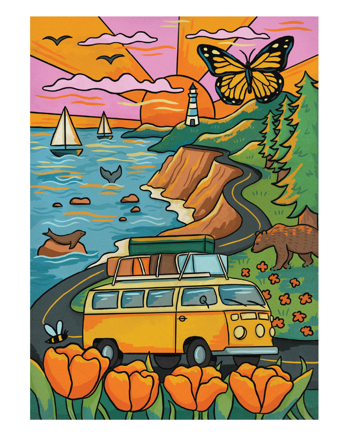 On the Road - 500 Piece Puzzle