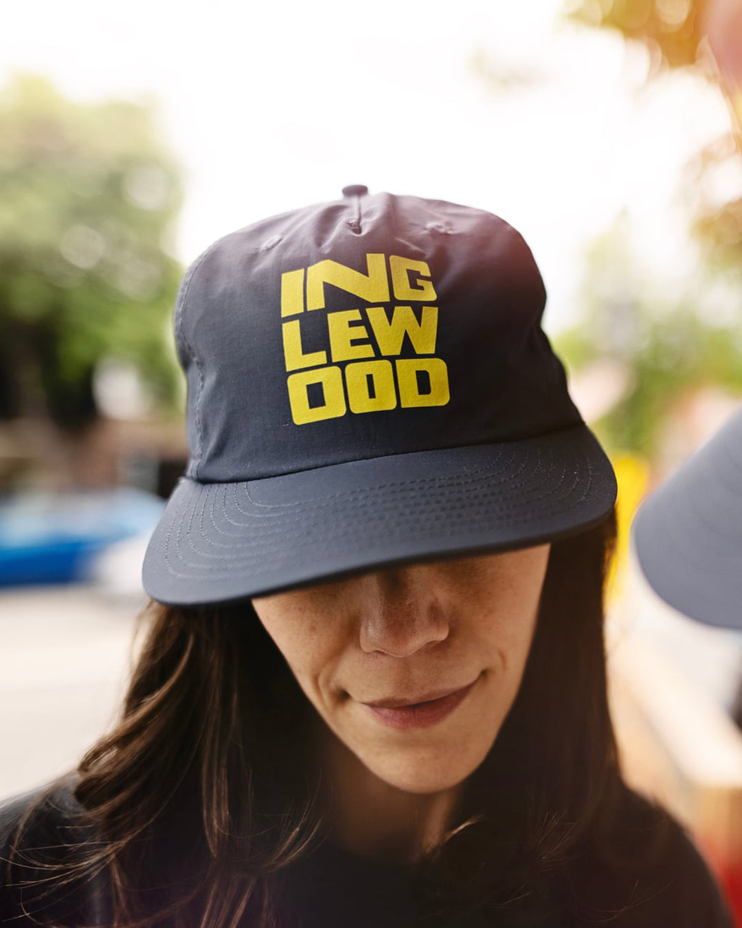 The Wood Nylon Camp Hat - Petrol Blue