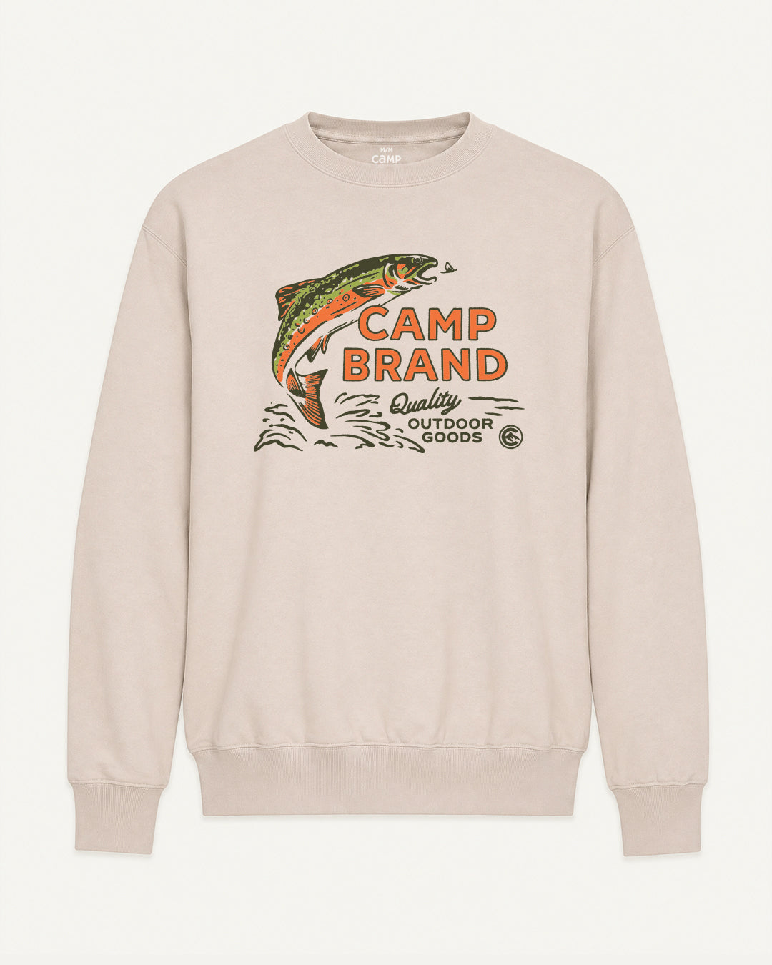 Tight Lines Everyday Crewneck - Sand