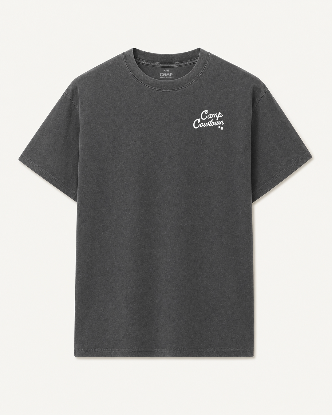 Camp Cowtown Vintage T-Shirt - Faded Black