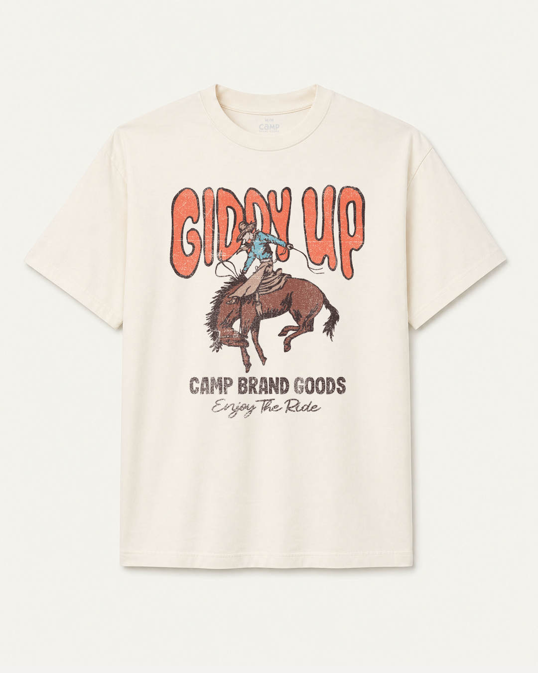 Giddy Up Vintage T-Shirt - Vintage White
