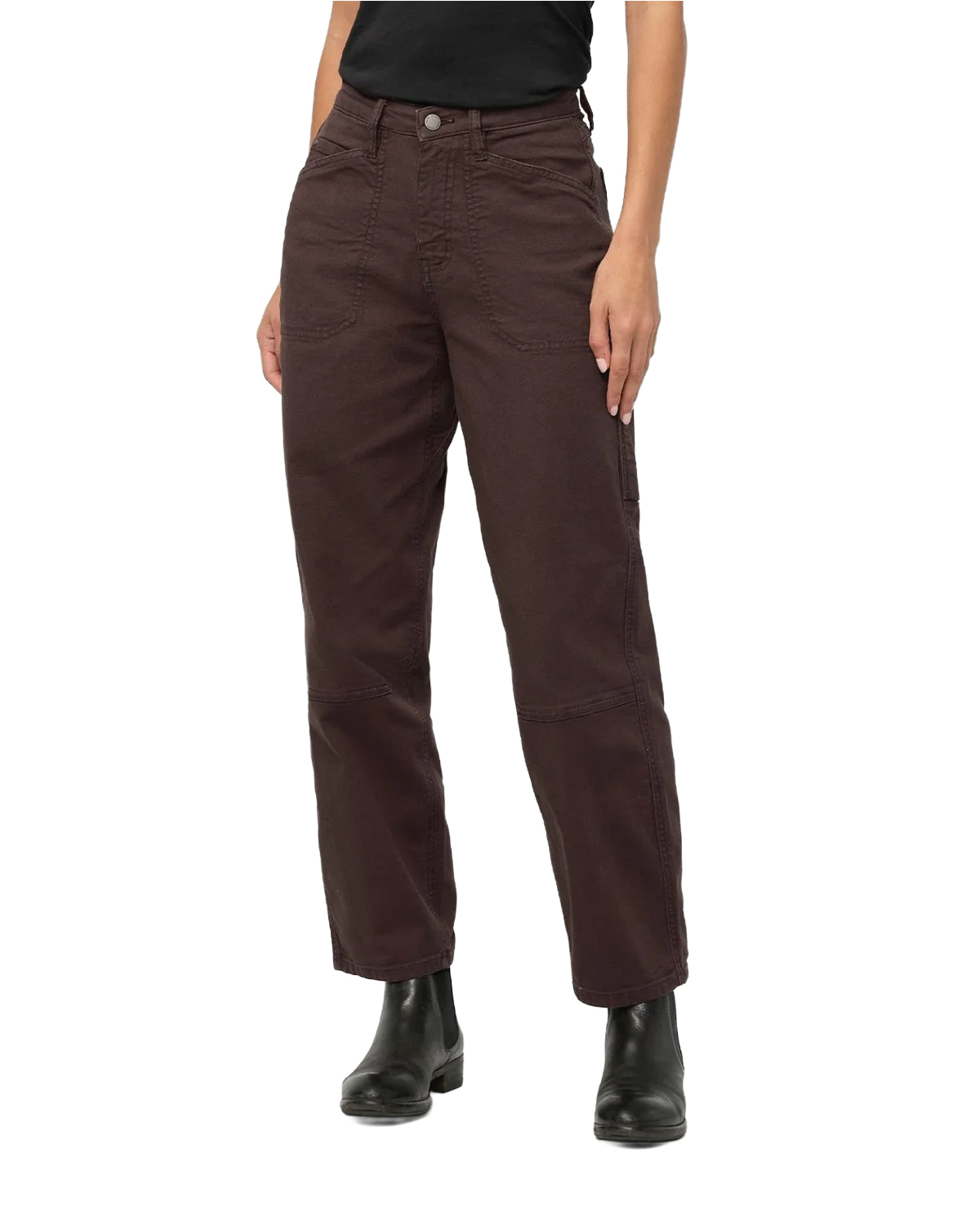 Women's Stretch Canvas Utility Pant - Garment Dye Espresso