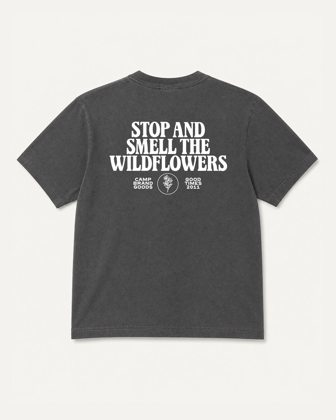 Wildflowers W's Vintage T-Shirt - Faded Black