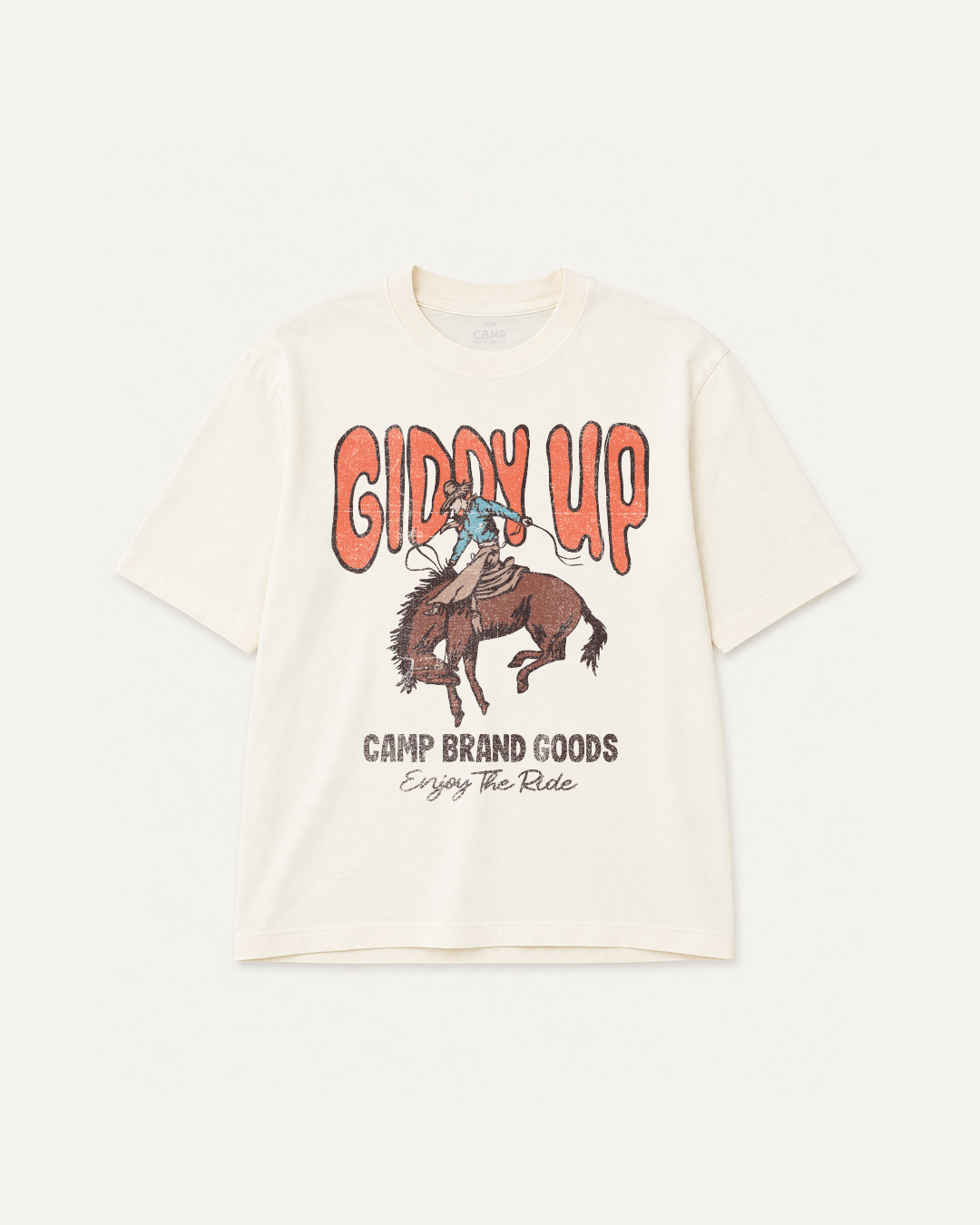 Giddy Up Youth Vintage T-Shirt - Vintage White