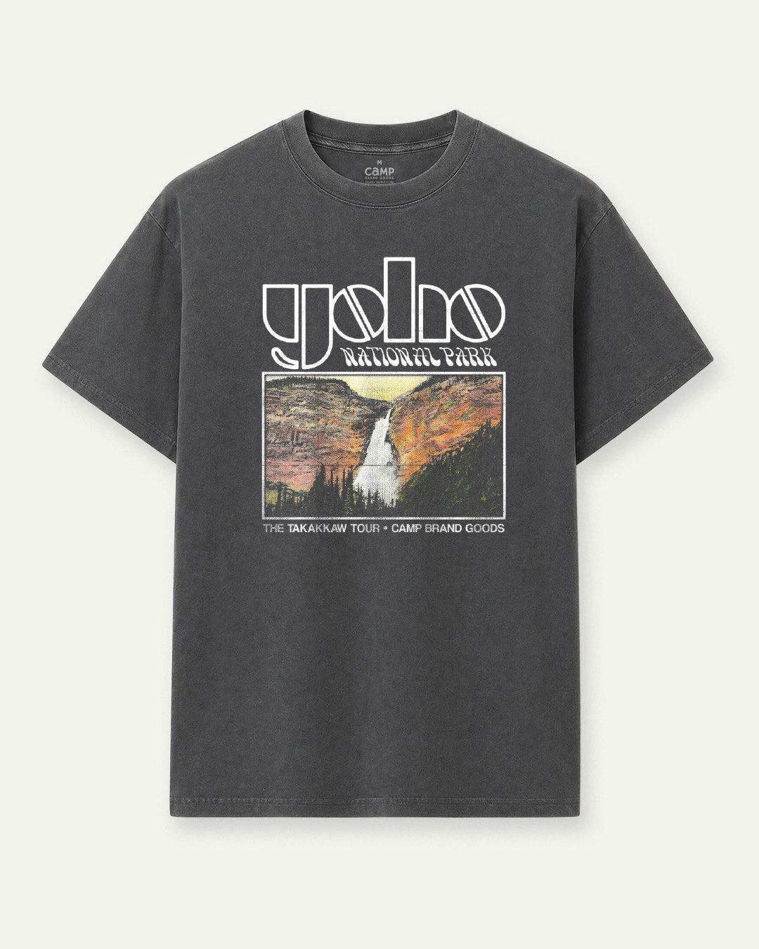 Yoho Rockies Tour Vintage T-Shirt - Faded Black