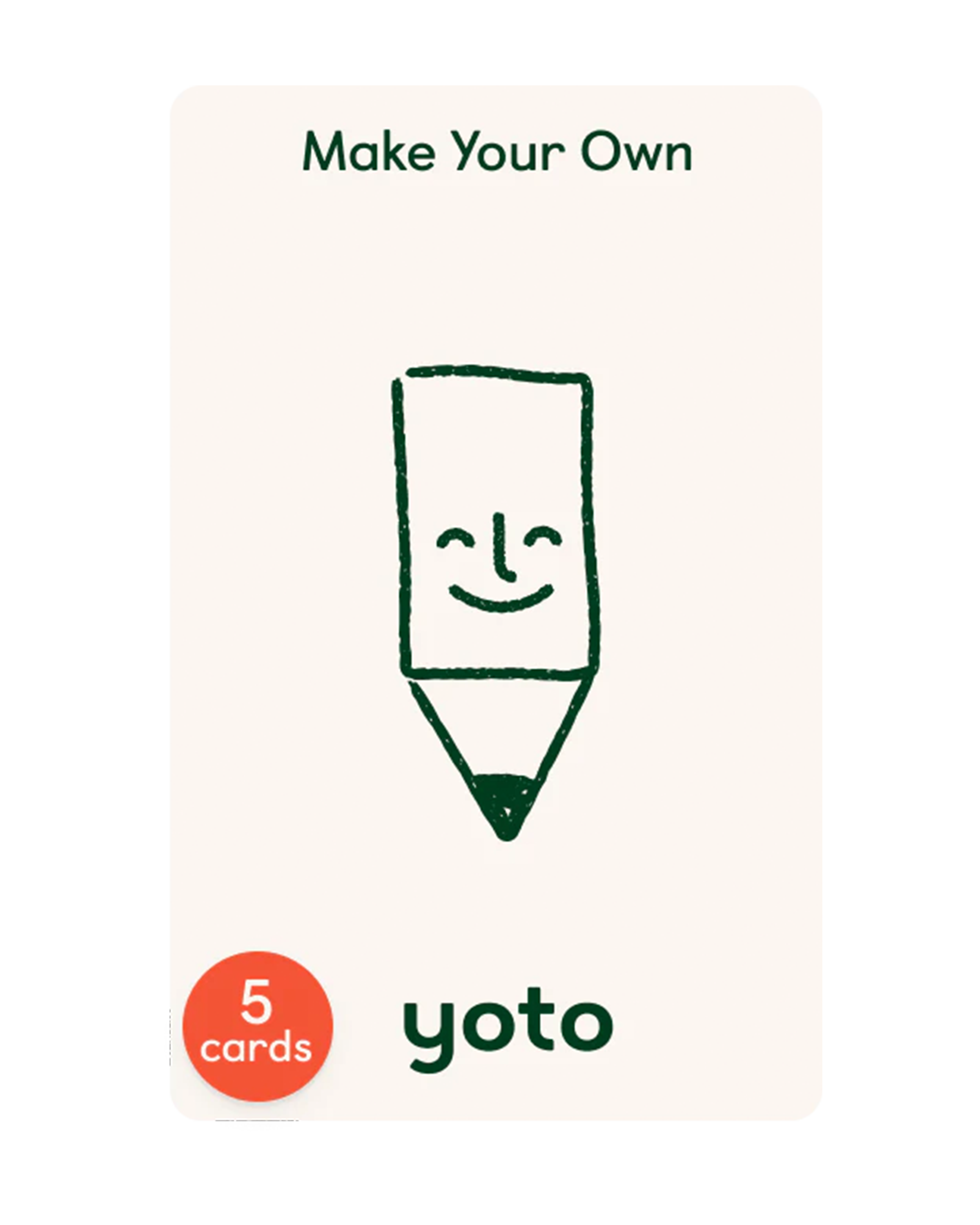 Make Your Own Cards (Pack of 5)
